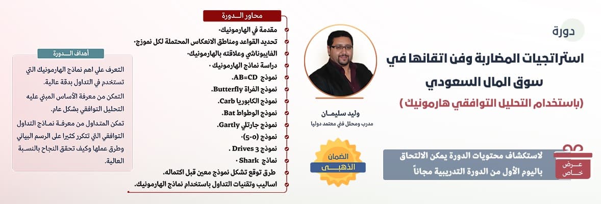 صورة دورة استراتيجيات المضاربة وفن اتقانها في سوق المال السعودي Harmonic